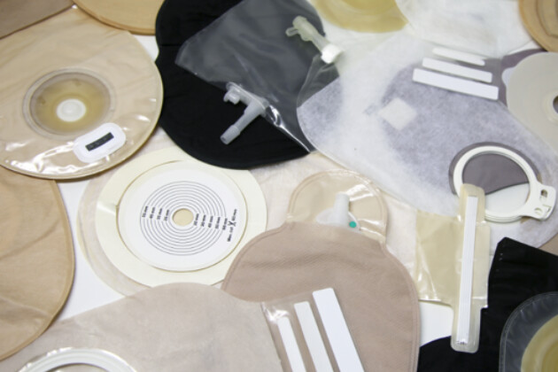Variety of Pouches and Bags for Continence & Ostomy Care, such as Urine Bags or Closed and Drainable Ostomy Pouches in different executions,