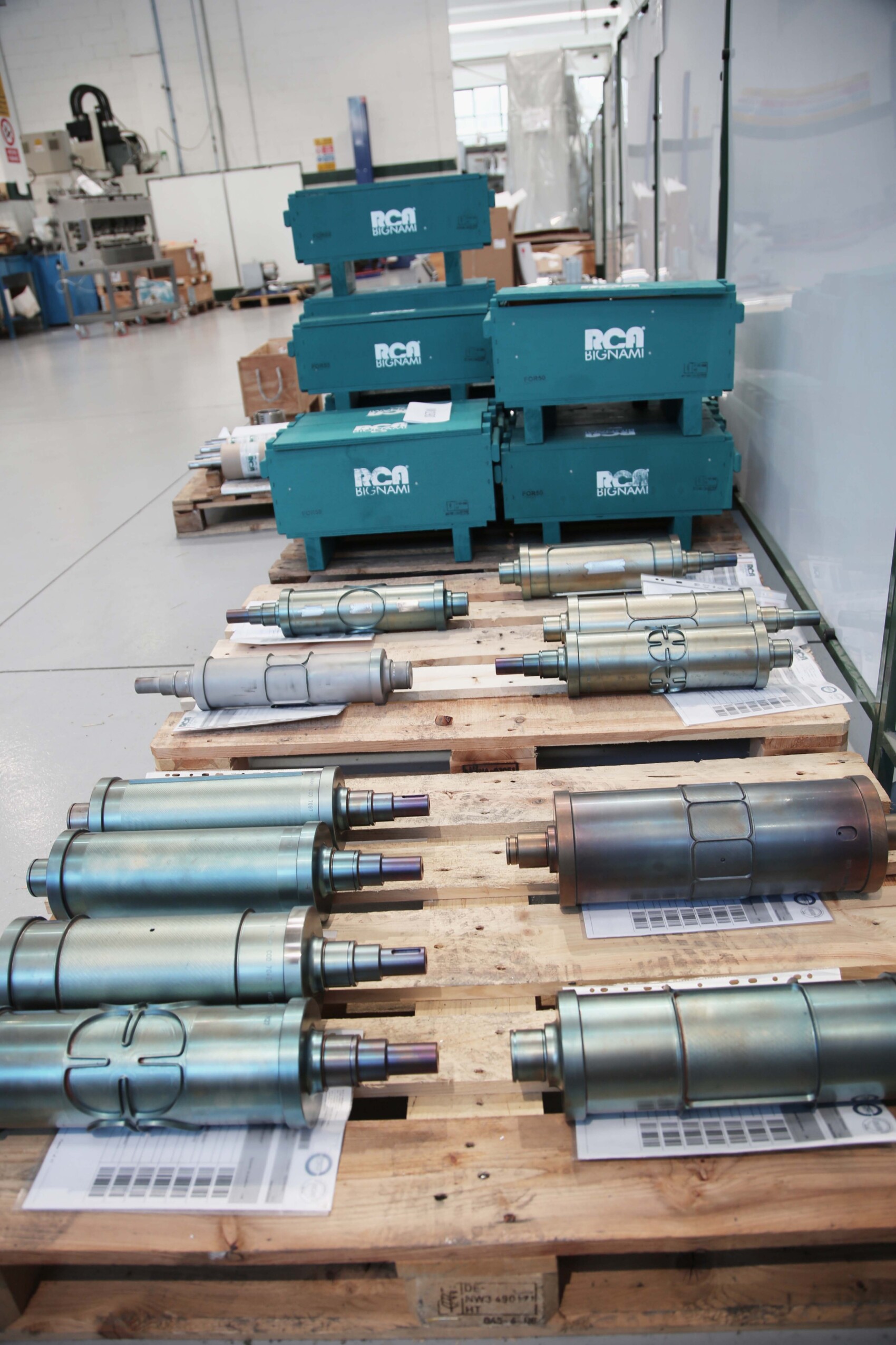 Various Rotary toolings waiting for further treatment