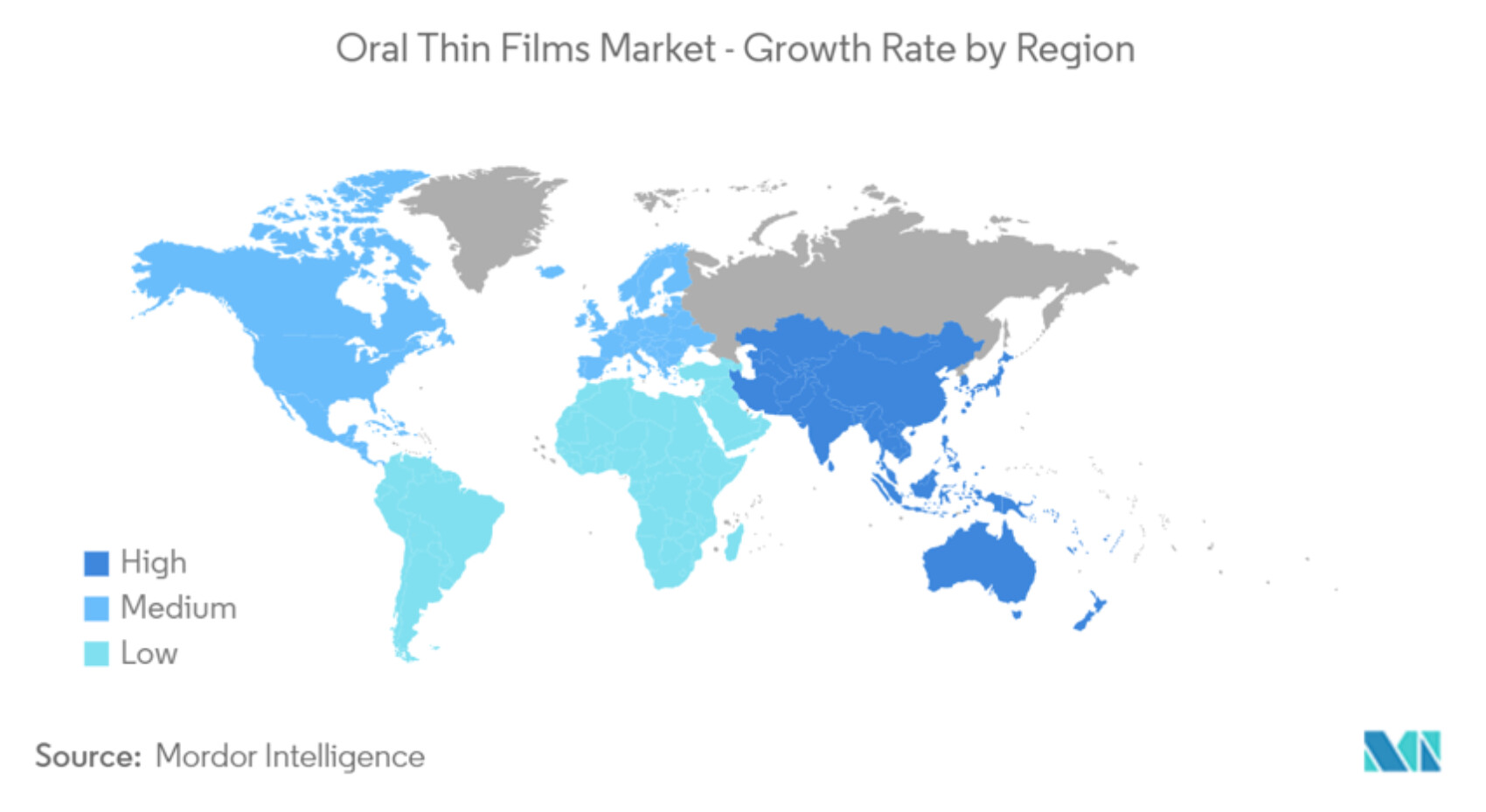 Overview showing ODF Market Worldwide