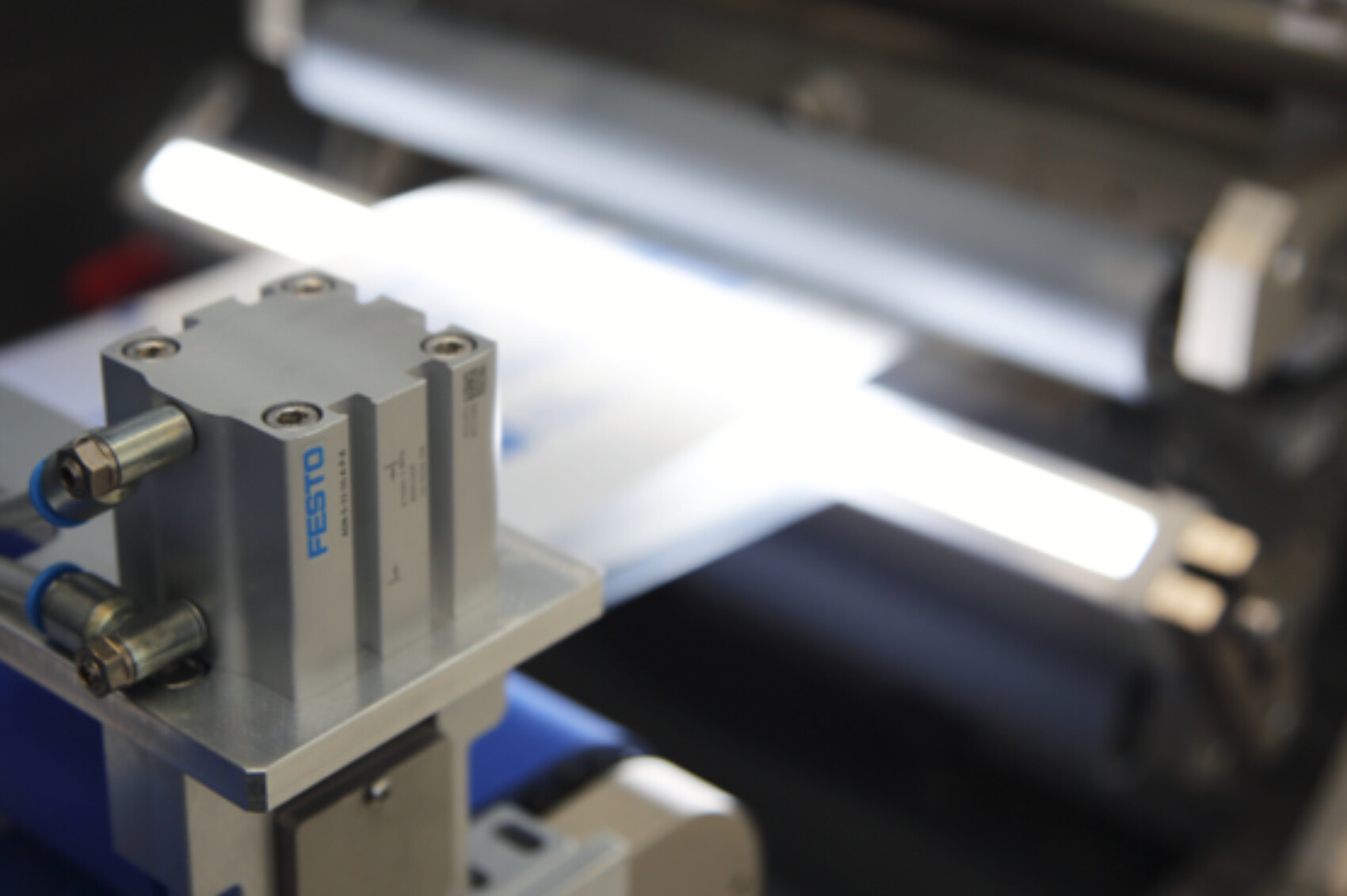Vision system installed in Converting Machine