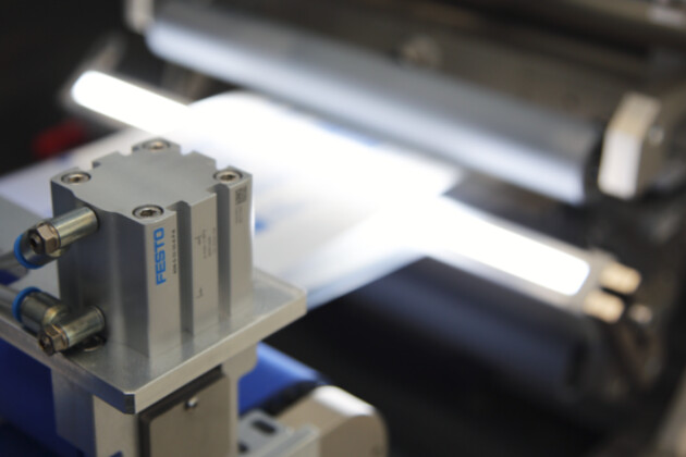 Vision system installed in Converting Machine