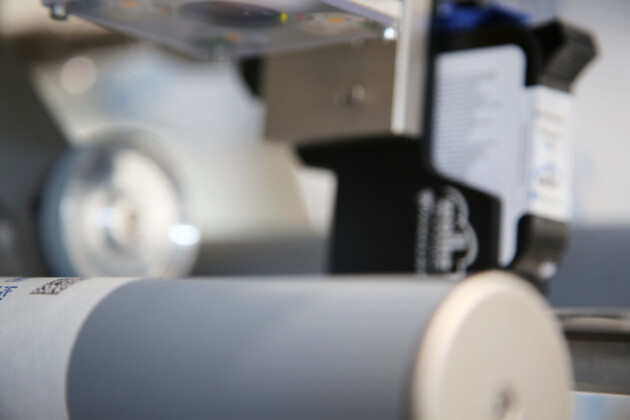 Inkjet printing station installed in Converting Machine