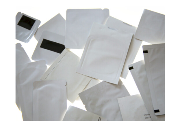 Variety of different pharmaceutical pouches and sachets for Transdermal patches and Oral films