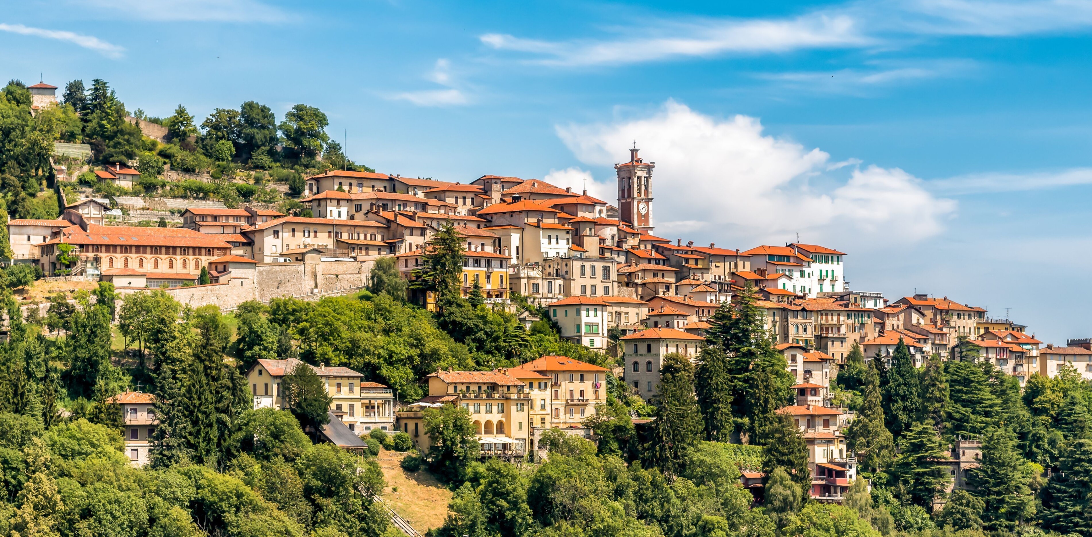View of Sacro Monte in Varese