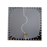 Rectangular Matrix Match with Dimples and Release Liner in S-Cut