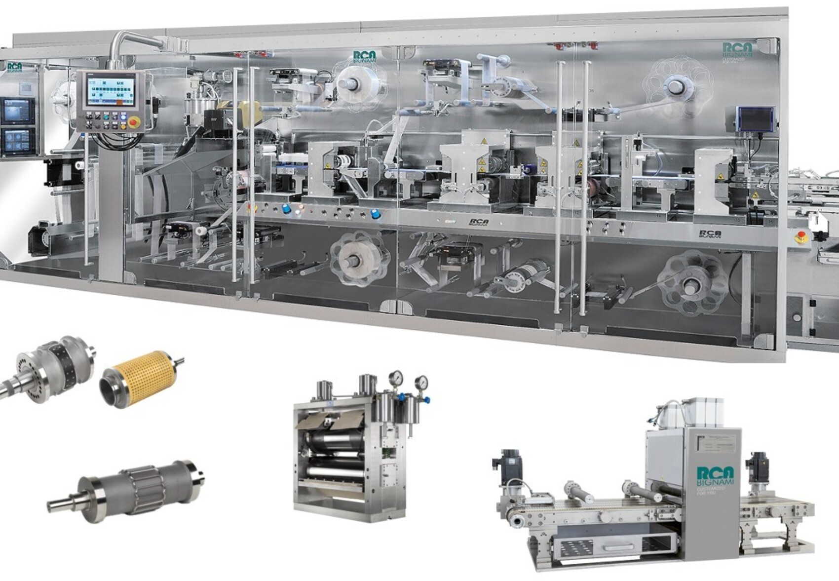 From the rotary tooling and the single station up to Proof of Principles and High Output Production Machine