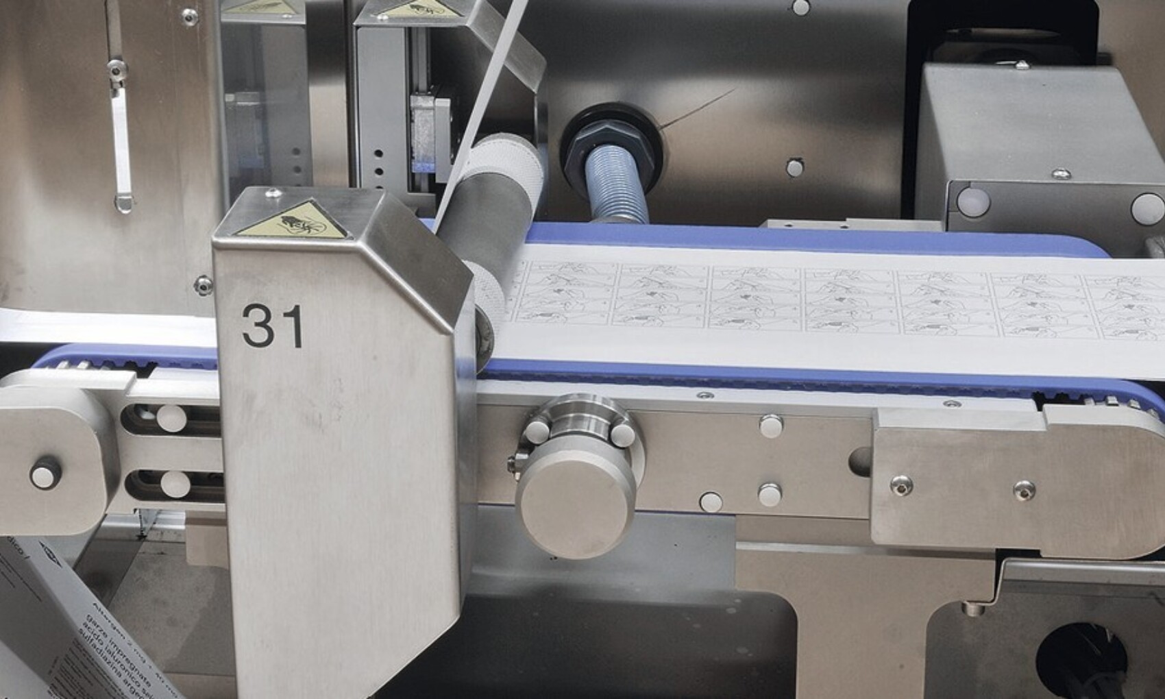 Web handling on RCA Bignami Converting Machine