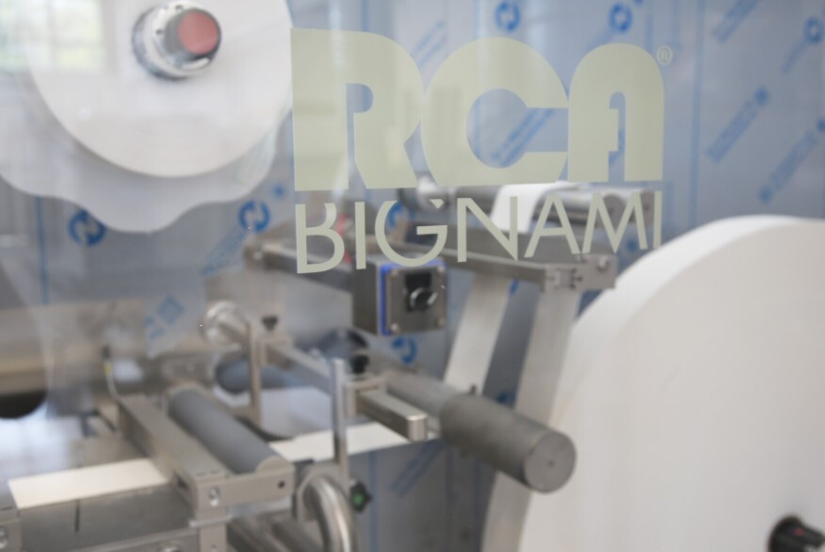 Web handling on RCA Bignami Converting Machine