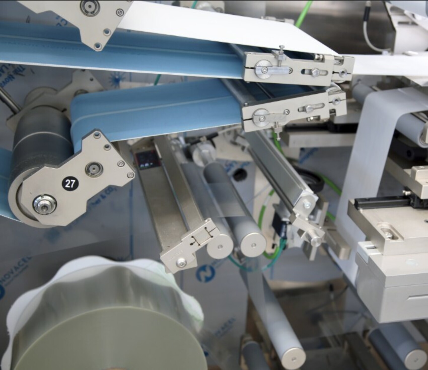 Web handling on RCA Bignami Converting Machine