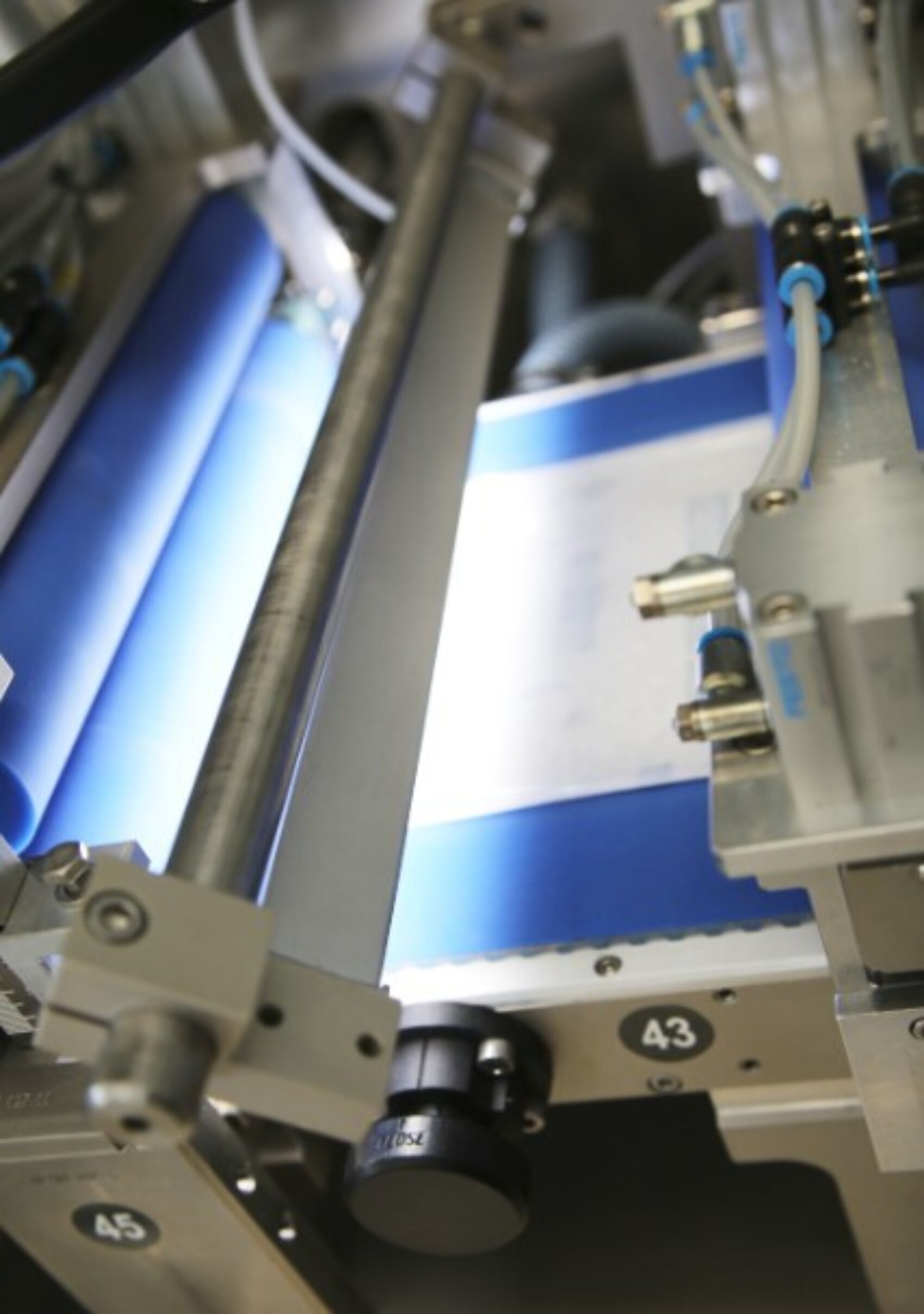 Vision system installed on RCA Bignami Converting Machine