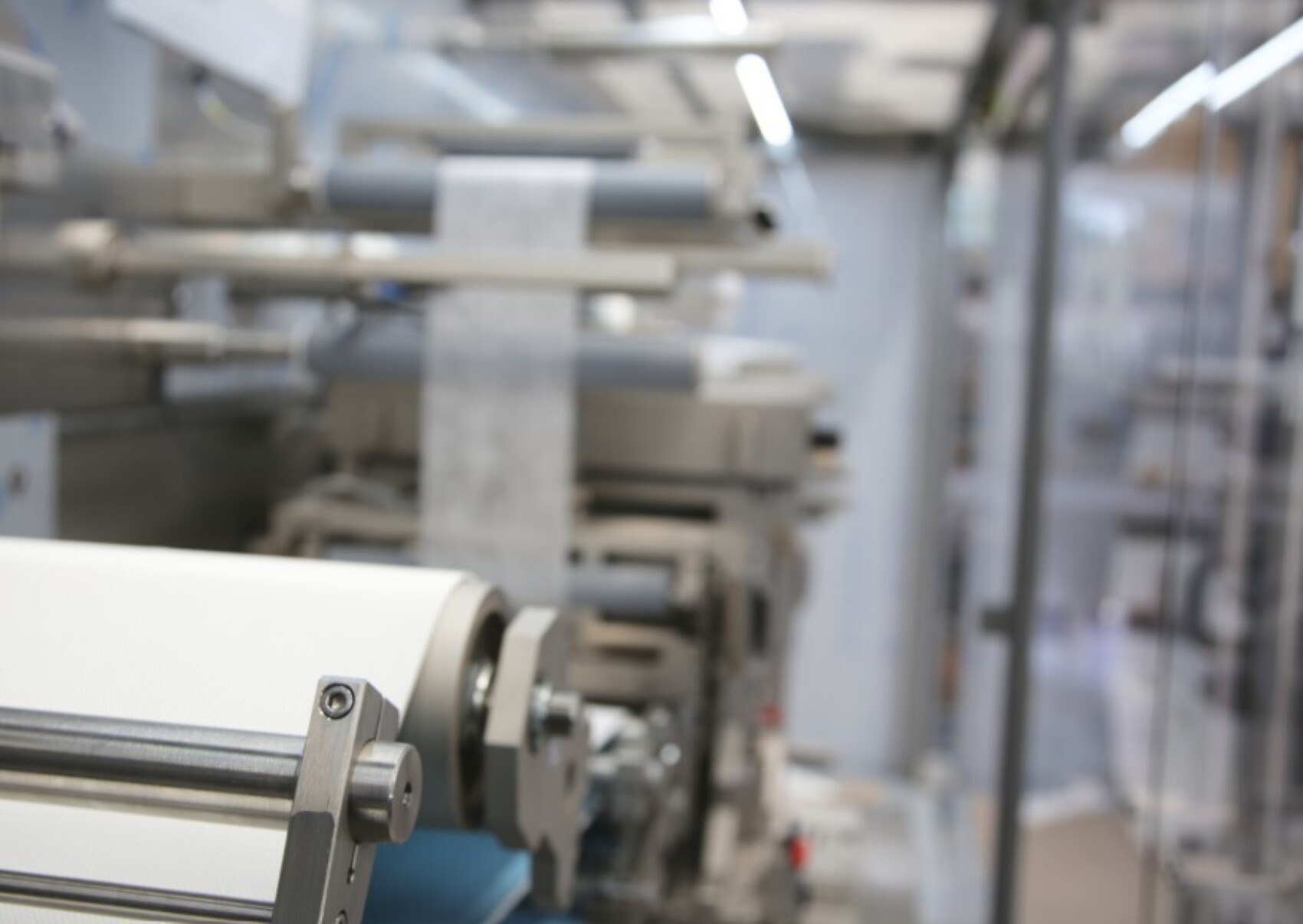 Web handling on RCA Bignami Converting Machine